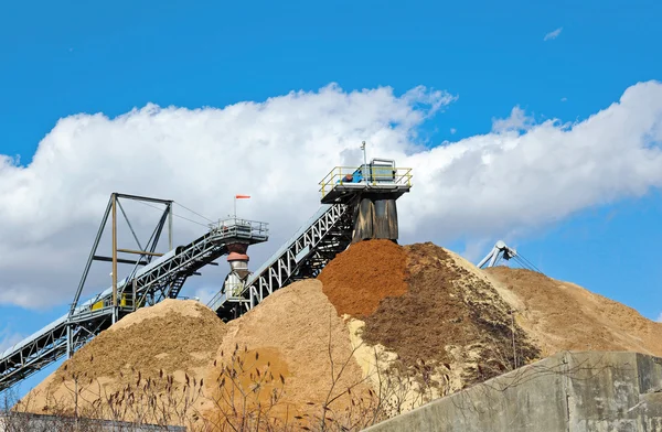 Stock Pile of Saw Dust — Stock Photo, Image