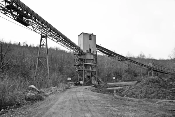 Kohlebergbau-Kippe — Stockfoto