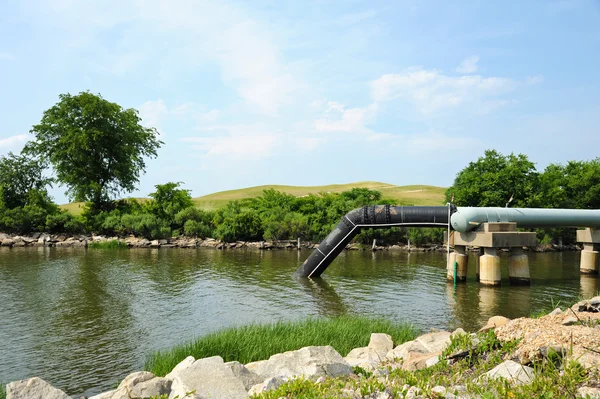 Acque reflue Outfall — Foto Stock