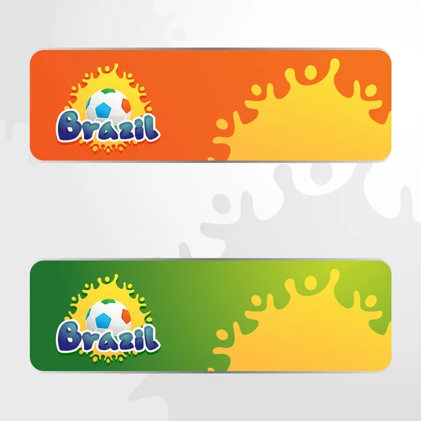 Cards Brazil — Stock Vector