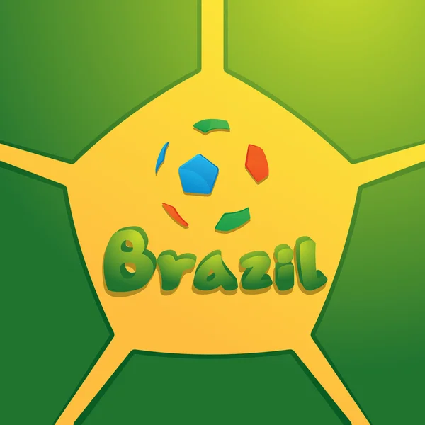 Resumen creativo Brasil — Vector de stock