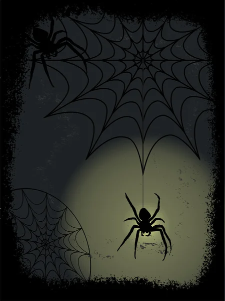 Μαύρη αράχνη — Διανυσματικό Αρχείο