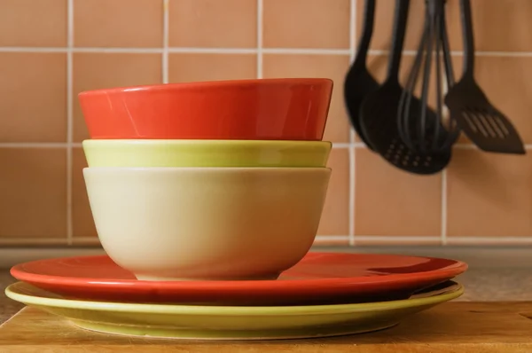 hafif kahverengi Seramik Karo zemin plakaları yığını