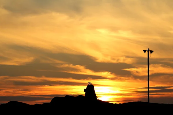 Beautiful industry sundown — Stock Photo, Image