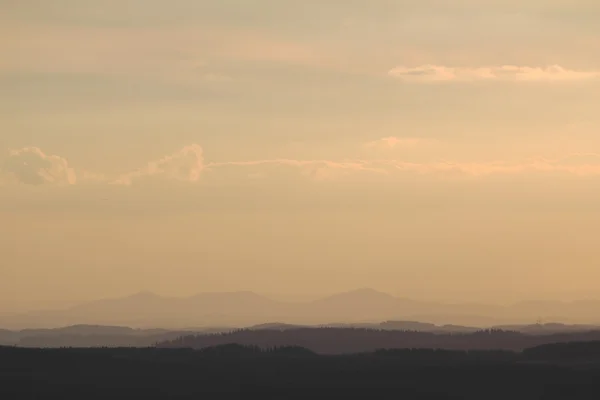 Vista de colina alemana — Foto de Stock