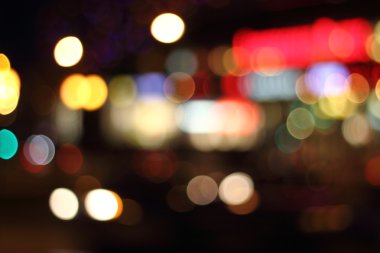 Şehir bokeh arka plan