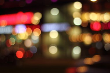 Şehir bokeh arka plan