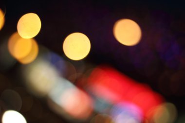 Şehir bokeh arka plan