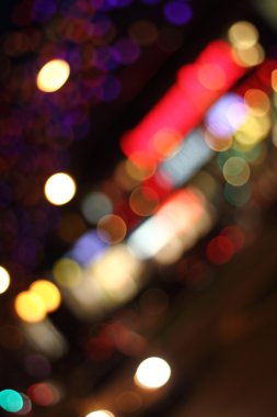 Şehir bokeh arka plan