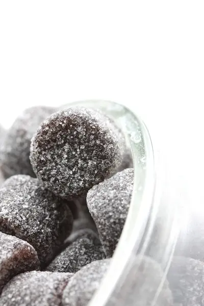 Salty licorice drops — 스톡 사진