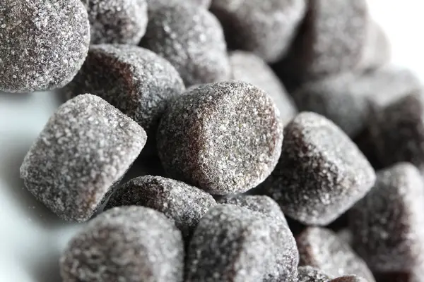 Salty licorice drops — 스톡 사진