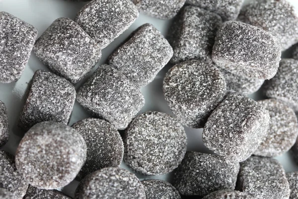 Salty licorice drops — 스톡 사진