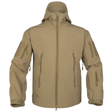Tactic military jacket male isolated on white