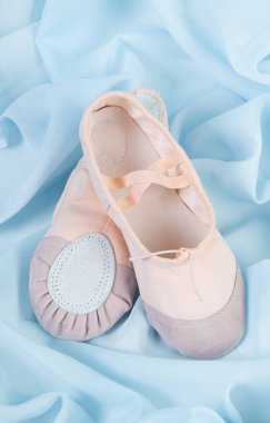 Childs kids training ballet shoes still life