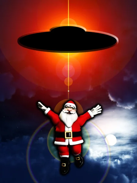 Alien secuestrado Santa Claus —  Fotos de Stock