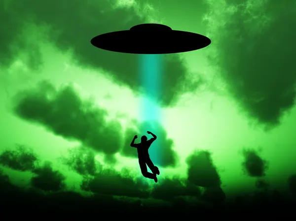 UFO Abduction — Stock Photo, Image