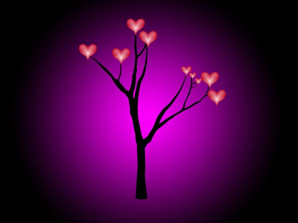 Árbol de corazones —  Fotos de Stock