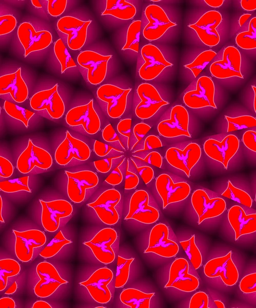Angel Heart Pattern — Stock Photo, Image