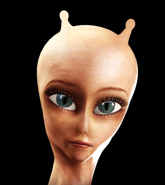 Alien Face — Stock Photo, Image