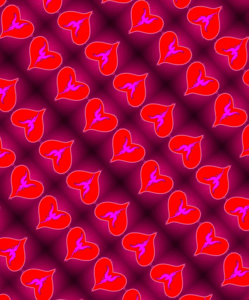 Anděl srdce pattern — Stock fotografie