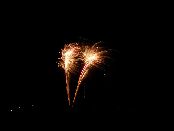 Vuurwerk in barkingside 2010 — Stockfoto