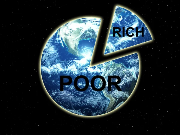 The Rich Poor Divide — Stock Photo, Image