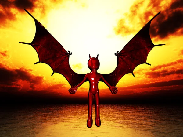 악마의 날개 — 스톡 사진