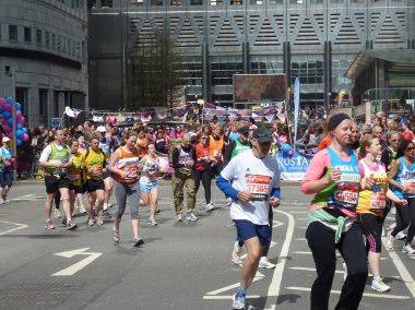 koşucular, Londra Maratonu 22 Nisan 2012