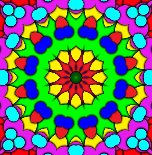 Colour Kaleidoscope — Stock Photo, Image