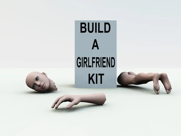 Construire une petite amie — Photo