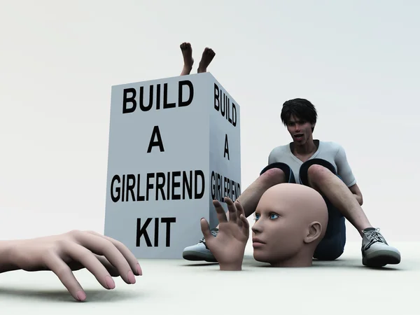 Costruire una fidanzata — Foto Stock