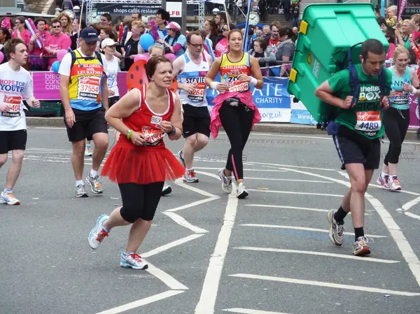 Fun Runners At London Marathon 22th April 2012 — Stock Photo, Image