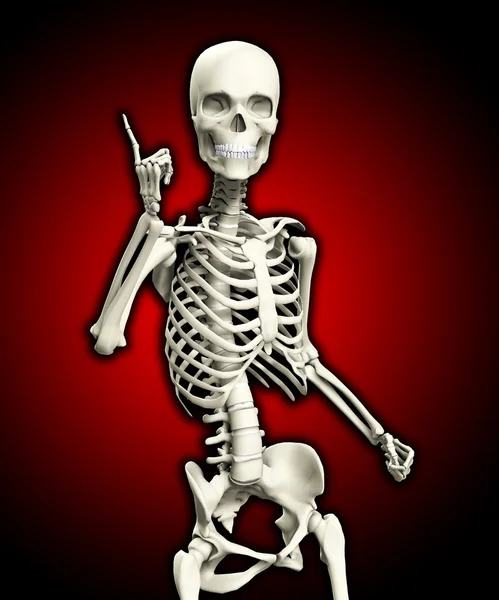 Quizzical Skeleton — Stock Photo, Image