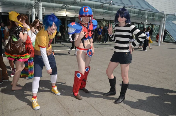 Cosplayers en Londons MCM Expo 2012 27 de mayo 2012 — Foto de Stock