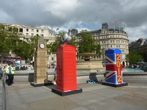 BT Artboxes à Londons Trafalgar Square 19 Juin 2012 — Photo