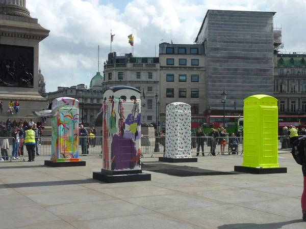 BT Artboxes à Londons Trafalgar Square 19 Juin 2012 — Photo