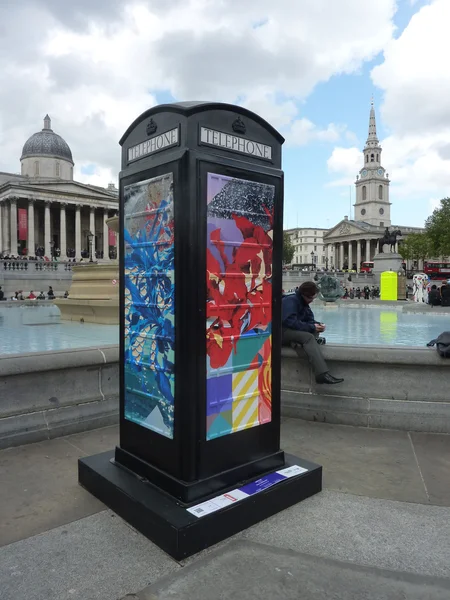 BT artboxes v londýnské Trafalgarské náměstí 19 červen 2012 — Stock fotografie