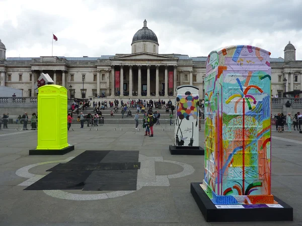 BT Artboxes In Londons Trafalgar Square 19 giugno 2012 — Foto Stock