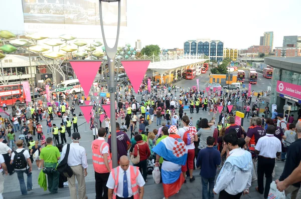 Attending The Olympic Closing Ceremony — Stock Photo, Image