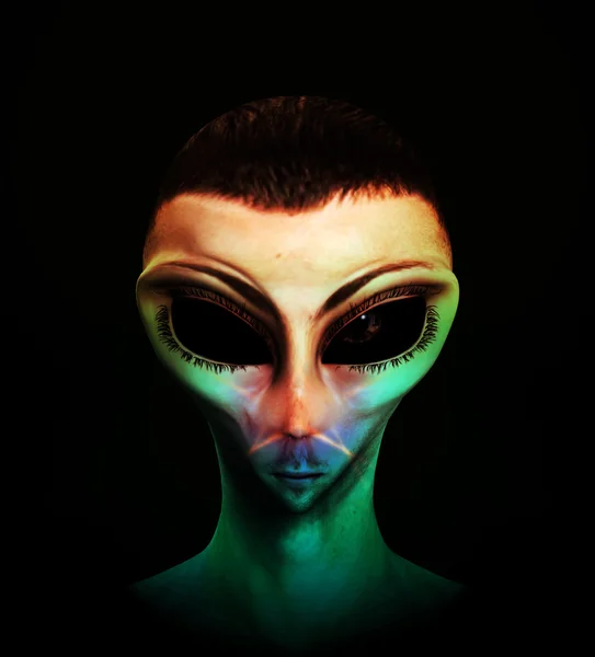 Bunte Alien-Hybride — Stockfoto