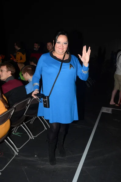 Costumed at destination Star Trek in London Docklands October 20th — Stock Photo, Image