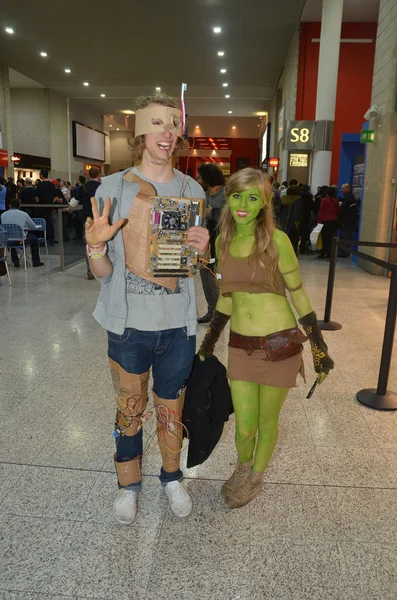 Costumado no destino Star Trek em Londres Docklands 20 de outubro — Fotografia de Stock