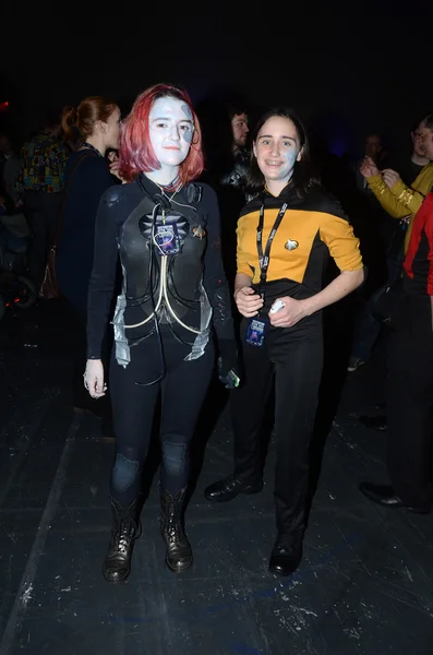 Costumed at destination Star Trek in London Docklands October 20th — Stock Photo, Image