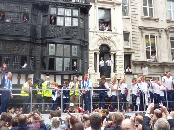 Our greatest team parade in Central London 10th September 2012 — Stock Photo, Image