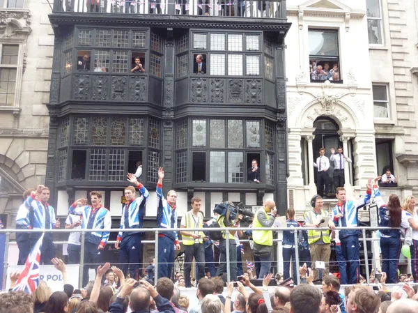 Our greatest team parade in Central London 10th September 2012 — Stock Photo, Image