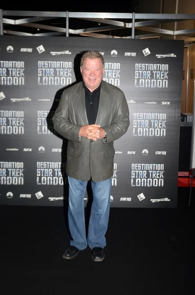 William Shatner at Destination Star Trek in London Docklands 19 october. — Stock Photo, Image