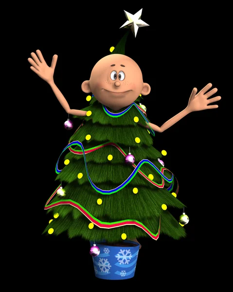 Hombre árbol de Navidad —  Fotos de Stock