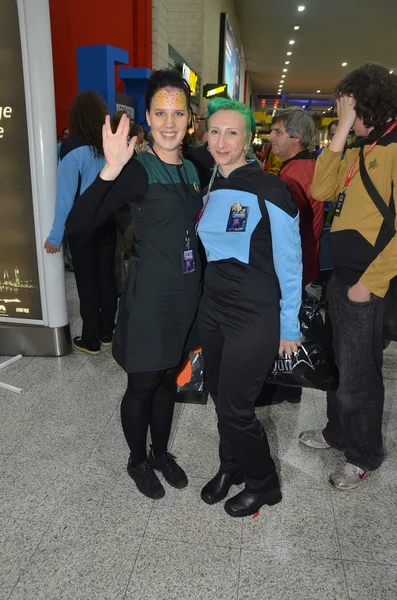 Costumed At Destination Star Trek In London Docklands October 20th, 2012 — Stock Photo, Image