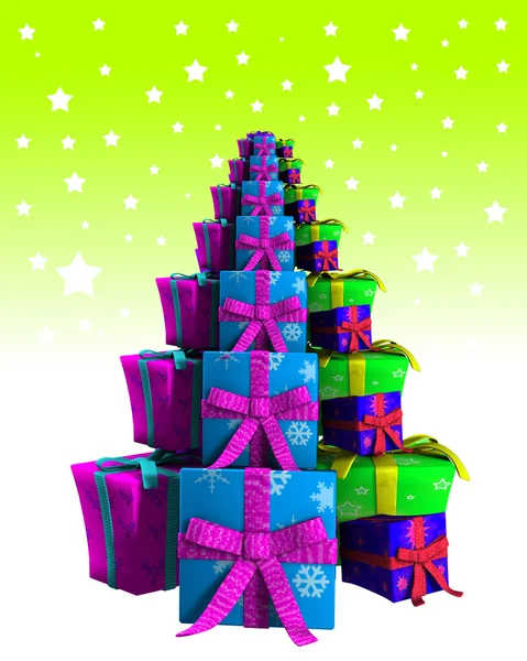 Presents Christmas Tree — Stock Photo, Image