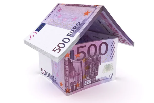 500 Euro Haus — Stock Photo, Image